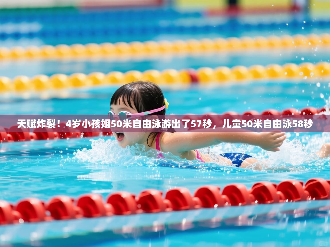 2025米兰体育官方有实力天赋炸裂!4岁小孩姐50米自由泳游出了57秒,儿童50米自由泳58秒 第2张