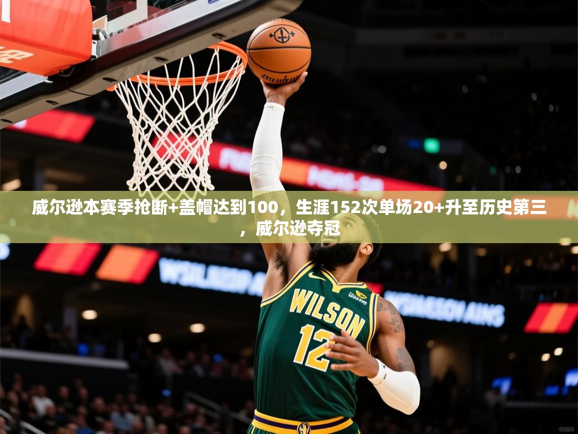 2025米兰体育官网入口威尔逊本赛季抢断+盖帽达到100,生涯152次单场20+升至历史第三,威尔逊夺冠 第3张