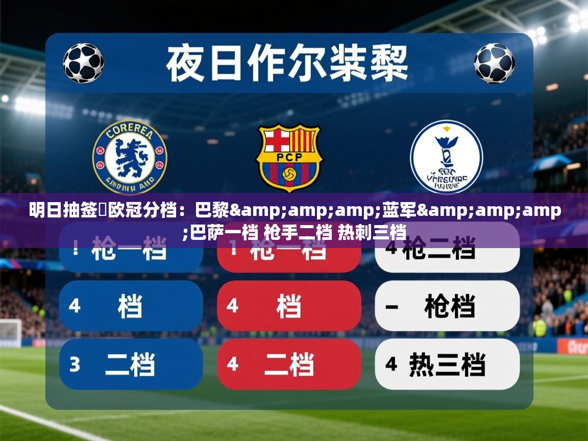 2025米兰体育在线明日抽签❗欧冠分档:巴黎&蓝军&巴萨一档 枪手二档 热刺三档 第1张