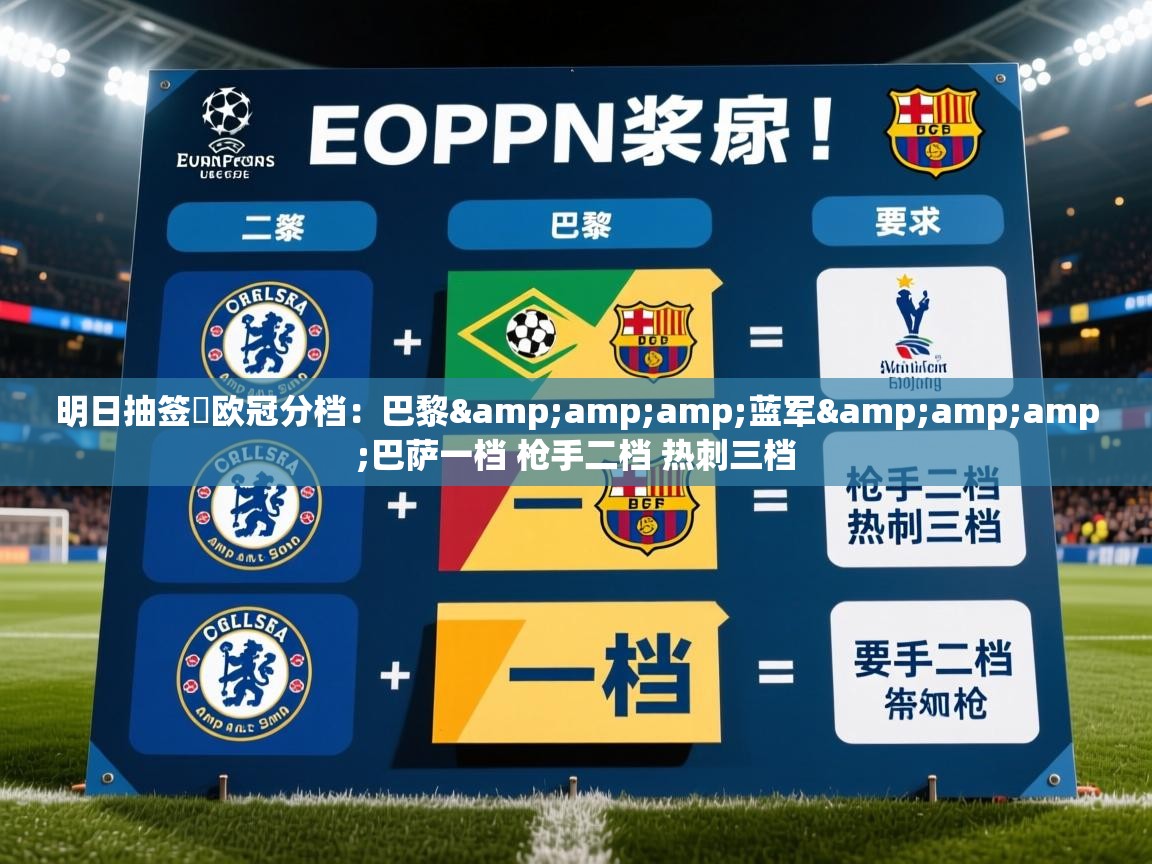 2025米兰体育在线明日抽签❗欧冠分档:巴黎&蓝军&巴萨一档 枪手二档 热刺三档 第3张
